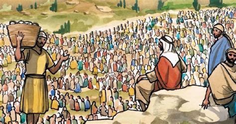 Which disciple brought the boy with 5 loaves and 2 fishes to.